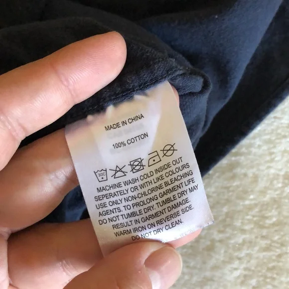 Barney Cools navy blue Flanel shirt with Toucan logo - Picture 9 of 11